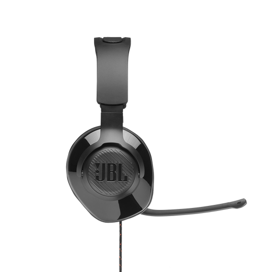 JBL Quantum 200 - Black - Wired over-ear gaming headset with flip-up mic - Detailshot 3 image number null
